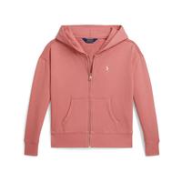 RALPH LAUREN 女童全拉链毛圈连帽卫衣