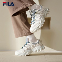 FILA 厚底透气老爹鞋 雨雾灰 38码 女款休闲运动鞋