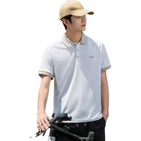Baleno/班尼路 撞色翻领宽松短袖POLO衫