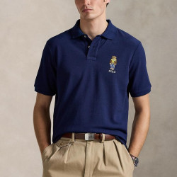 RALPH LAUREN 男士 Polo Bear Mesh Polo Shirt