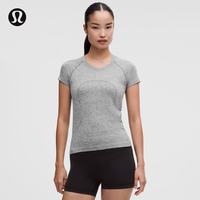 lululemon 丨Swiftly Tech 女士运动短袖 T 恤 2.0 *Race LW3FQHS 石板灰/白 S /6