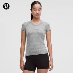 lululemon 丨Swiftly Tech 女士运动短袖 T 恤 2.0 *Race LW3FQHS 石板灰/白 S /6