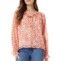 Sam Edelman Women's Kelsie Popover Blouse