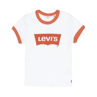 Levi's 李维斯 女士白色拼色休闲针织短袖T恤