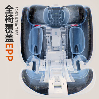 工匠伯伯 守护者G1 i-Size认证 360度旋转 玄青褐 儿童座椅