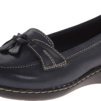 Clarks 【真皮乐福】女士圆头平底鞋 通勤