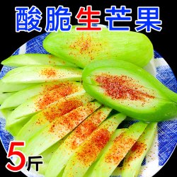 津果 广西三亚青皮芒果 金煌芒 5斤