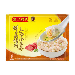 湾仔码头 上汤小云吞 鲜美猪肉 600g