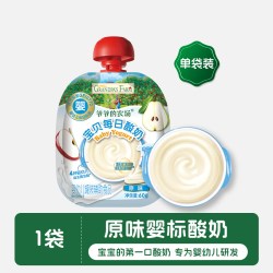 爷爷的农场 婴标常温酸奶 60g*1袋 原味