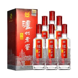 泸州老窖 头曲 52度 浓香型白酒 500ml*6瓶