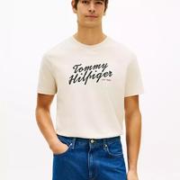TOMMY HILFIGER 男士夏季印花圆领短袖T恤