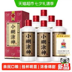 小糊涂仙 普仙 52%vol 浓香型白酒 500ml*6瓶（赠100ml*3瓶）