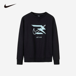 NIKE 男童连帽套头卫衣秋季新款儿童舒适毛圈休闲上衣