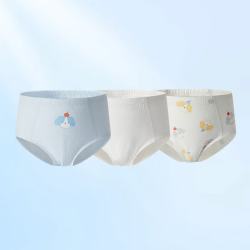 丽婴房 儿童内裤10A抗菌裆底纯棉 3条装