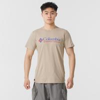 Columbia 夏季款圆领短袖男上衣时尚户外舒适透气日常跑步健身训练运动T恤
