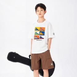 匡威 26夏季新品匡威儿童短袖T恤大童休闲圆领男童短T