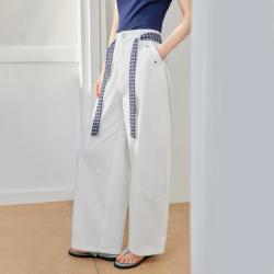 爱依服 商场裤子2026夏季美式街头休闲通勤百搭设计感哈伦裤