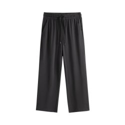 gxgjeans 冰丝垂顺宽松直筒休闲九分裤