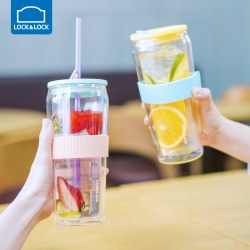 LOCK&LOCK 双层玻璃杯 620ml
