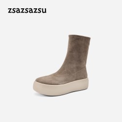莎莎苏 女士时装靴 ZA65720-40