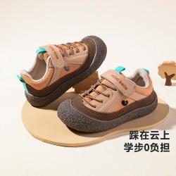 迷你巴拉 25年秋男女童休闲鞋软底童鞋抽绳中小童休闲鞋儿童时尚潮鞋