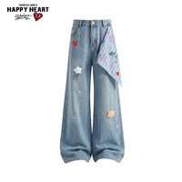 移动端：CHARLES JANG'S HAPPY HEART 青年男士牛仔裤 25260YJTCHB3187