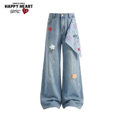 CHARLES JANG'S HAPPY HEART 青年男士牛仔裤 25260YJTCHB3187