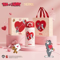 THERMOS 膳魔师 保温直饮杯送女友送对象礼盒猫和老鼠联名女生