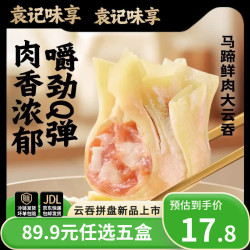 袁记味享 马蹄鲜肉大云吞 250g