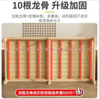 北欧实木折叠床 加厚加固 卧室家具