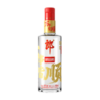 郎酒 光瓶白酒 顺品郎红顺 488ml大容量浓酱兼香型白酒 45度 488mL 1瓶 (1支装）
