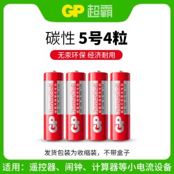 超霸 红超碳性电池 1.5V无汞环保 干电池