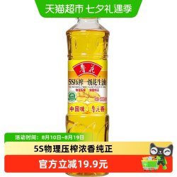 鲁花 5S压榨一级花生油 500ml