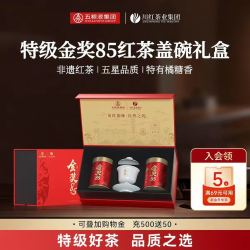 川红 非遗工夫红茶特级浓香型红茶金奖85茶叶礼盒250g