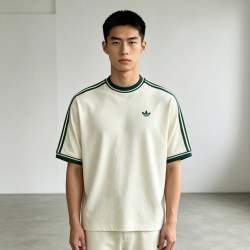 adidas 三叶草男款短袖T恤KW5690