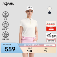 HONMA 专业高尔夫 2026新款夏季女士短袖polo防晒凉感速干高尔夫运动