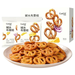 卡仕伽 碱水布蕾结韩式风味饼干下午茶15g*12包