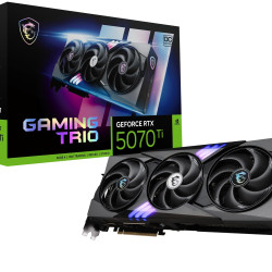 微星 Gaming RTX 5070 Ti 16G Gaming Trio OC 显卡(16GB GDDR7,256 位