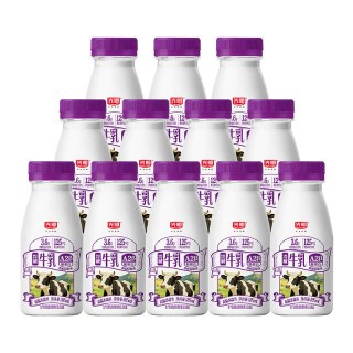 光明 [百补]光明A2β-酪蛋白高品质牛乳185ml*12瓶早餐营养冷藏纯牛奶