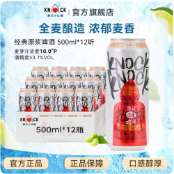 奥兰 全麦原浆啤酒冰糖葫芦中式德式精酿比利时风味高山轻乳茶原浆啤酒 经典原浆啤酒 500ml 12罐*2件 24罐