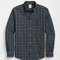 Brooks Brothers 男士衬衫 Poplin Checked