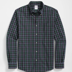 Brooks Brothers 男士衬衫 Poplin Checked