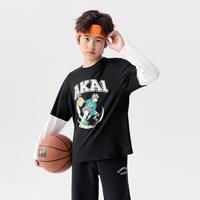 乔丹 童装男童长袖T恤2026春季儿童打底衫运动上衣