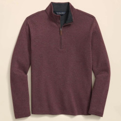 Brooks Brothers 男士针织衫 Cotton Herringbone Quarter-Zip
