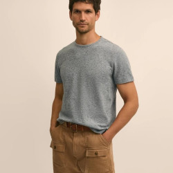 Brooks Brothers 男士T恤 Cotton-Linen Pique
