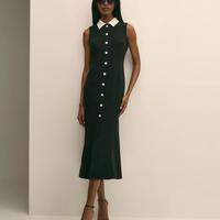 Brooks Brothers 无袖衬衫裙