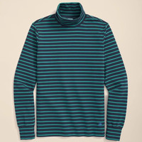Brooks Brothers 男士针织衫 Cotton Blend Striped Turtleneck