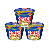 日清 合味道 海鲜味 杯装方便面 63g*3杯