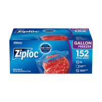 Ziploc 密封保鲜袋 双链冷冻专用大号*152只