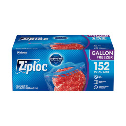 Ziploc 密封保鲜袋 双链冷冻专用大号*152只